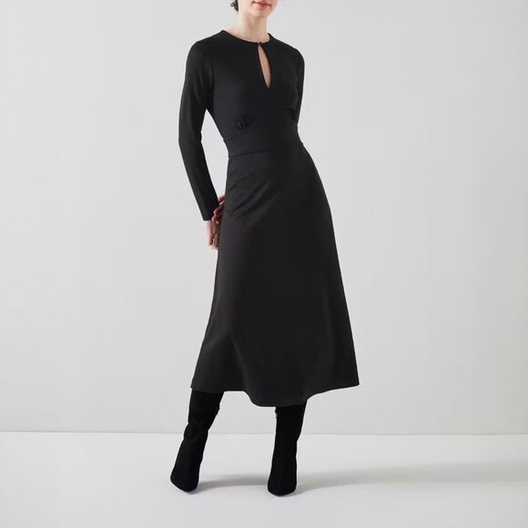 LK Bennett Dresses & Skirts - LK Bennett Black Sera Midi Dress Sz 12